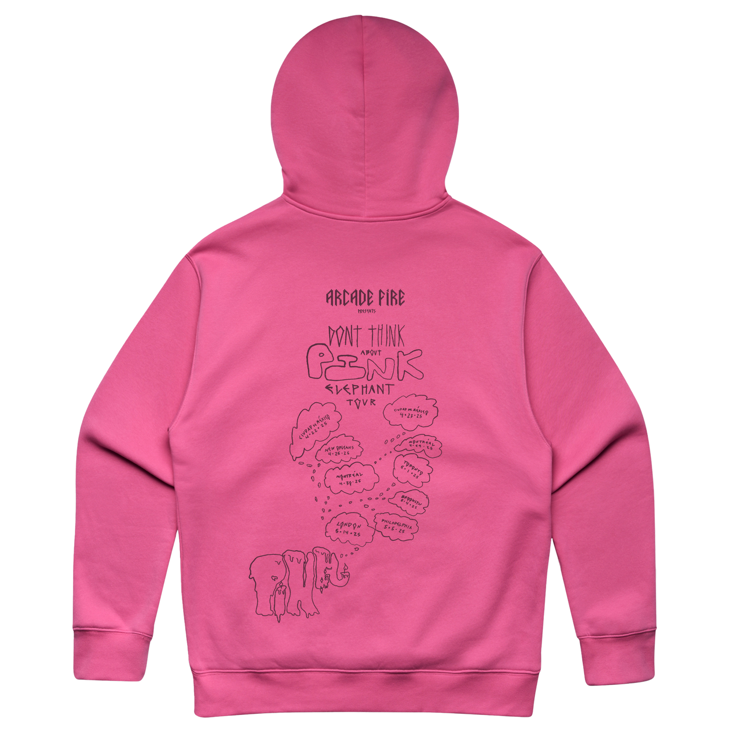Diamond Tears Charity Pink Hoodie