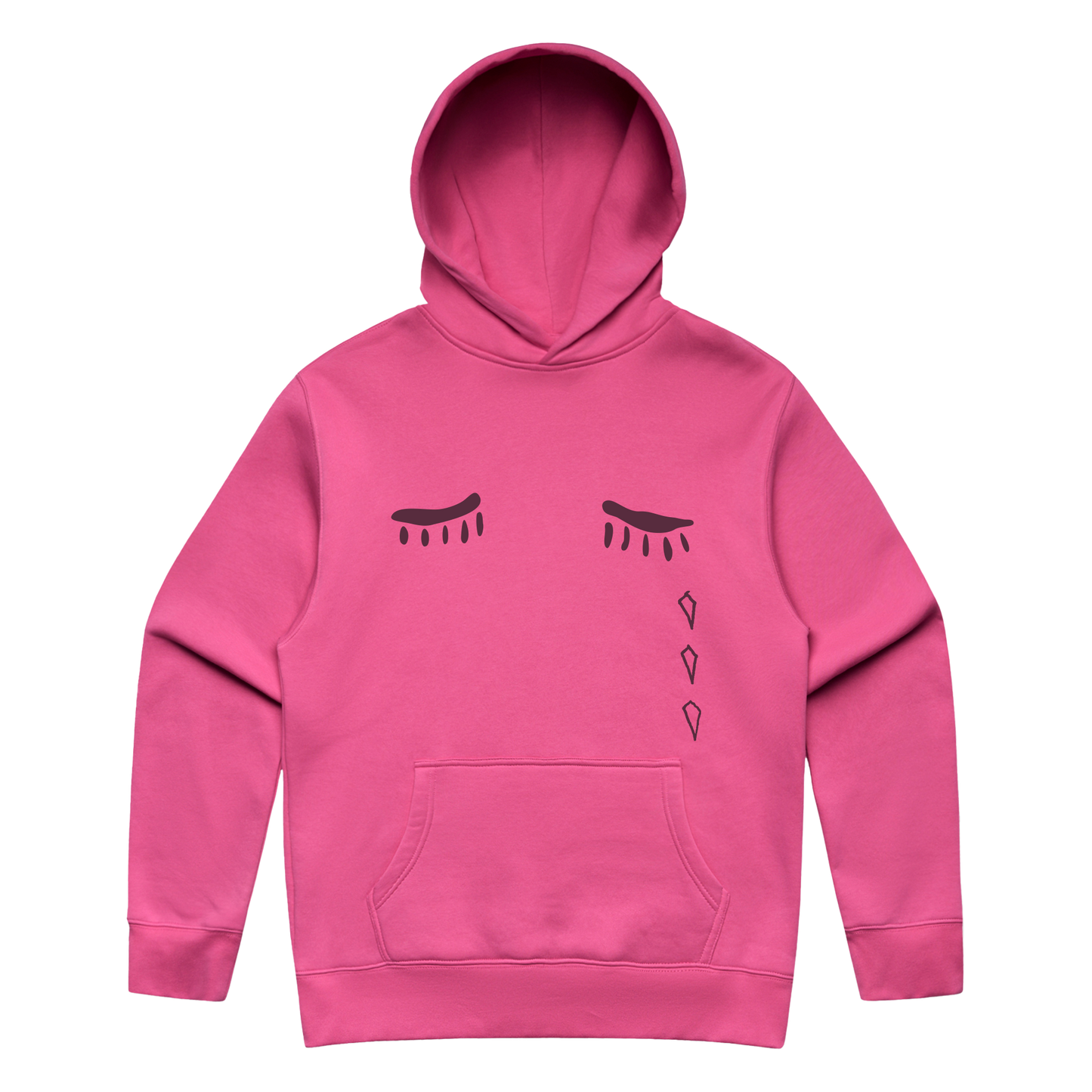 Diamond Tears Charity Pink Hoodie