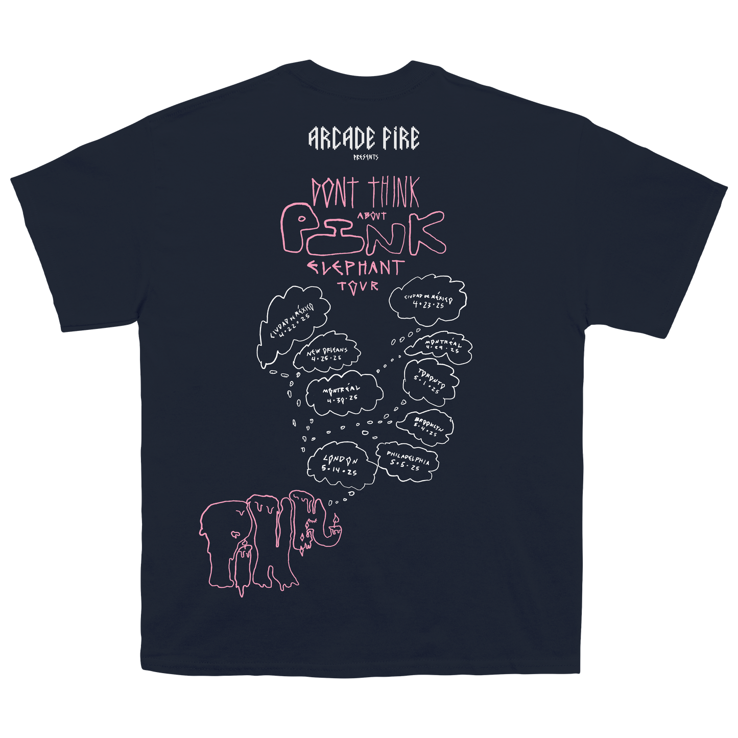 Flower Power Navy Tee