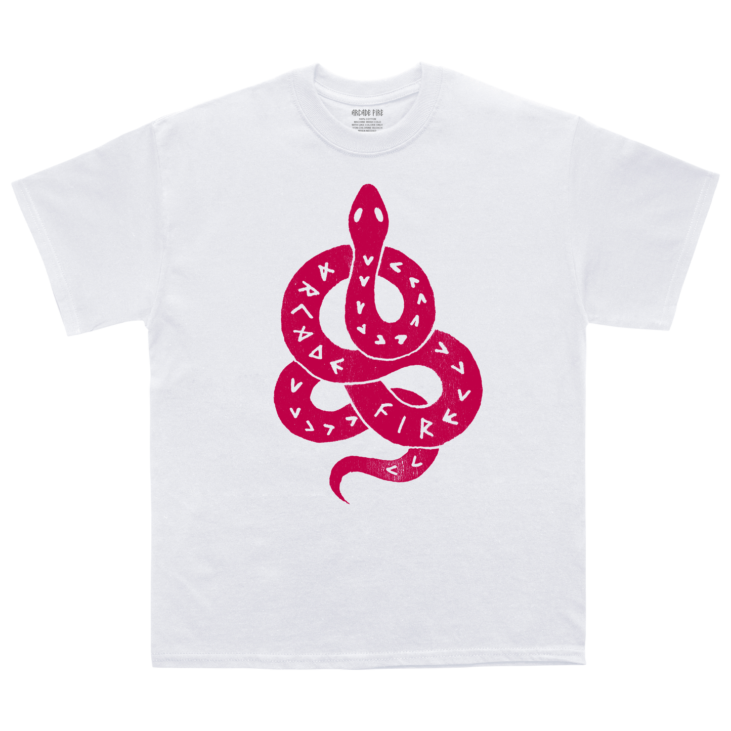 Snake White Tee