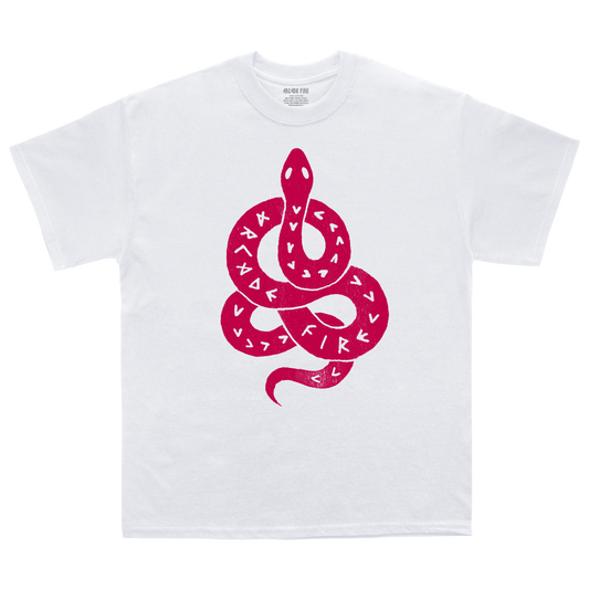 Snake White Tee