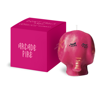 Pink Elephant Candle